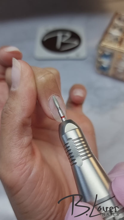 Fraise cuticule diamant | Précision (rouge)